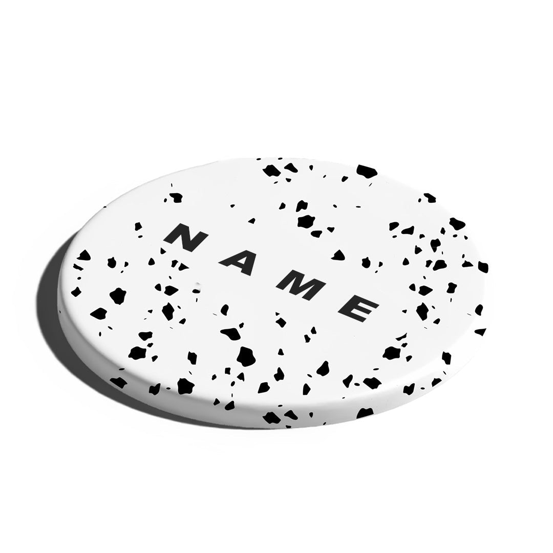 Medium Personalised Trinket Tray - Terrazzo